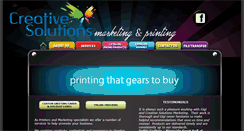 Desktop Screenshot of creativesolutionsmktg.com